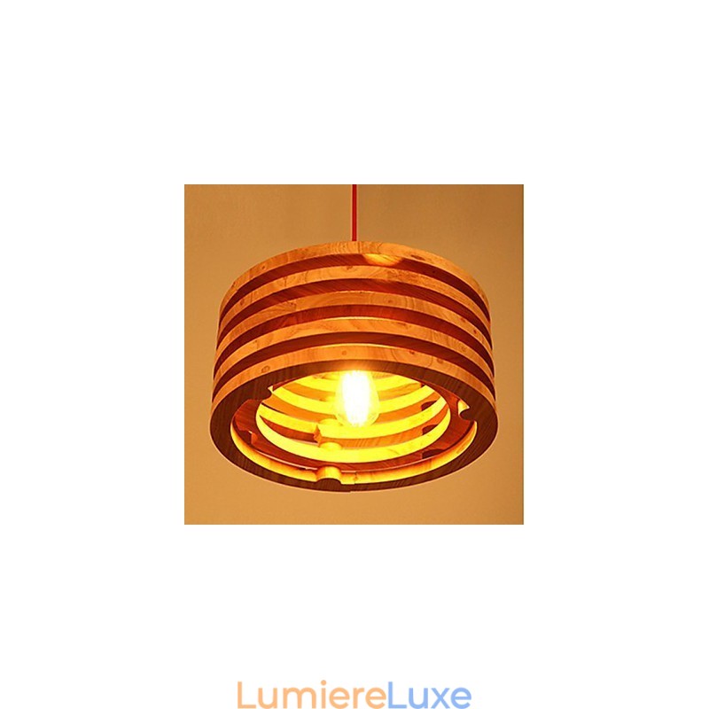 Lustre en bois de saule