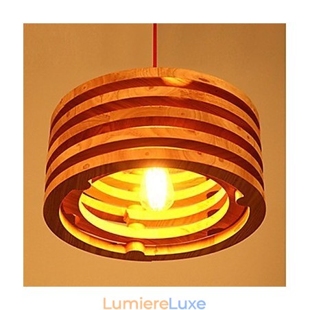 Lustre en bois de saule Lustre en bois de saule