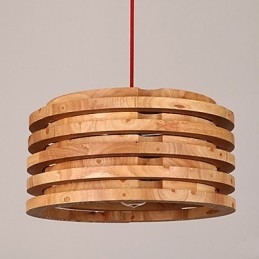 Lustre en bois de saule