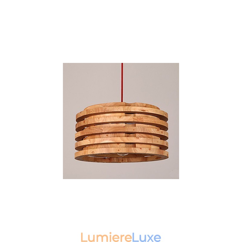 Lustre en bois de saule