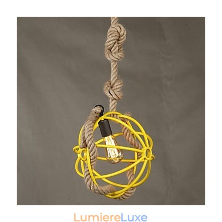 Lustre rétro café art lustre corde Lustre rétro café art lustre corde