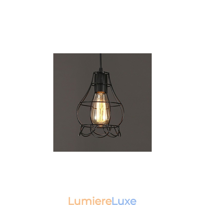 Originalité pour restaurer les anciennes manières Lustre en fer forgé à tête unique