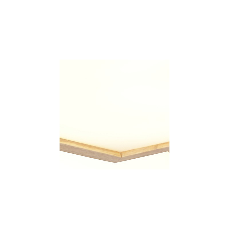 Suspension moderne contemporaine en bois et bambou de style campagnard